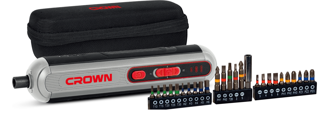 Акумуляторна викрутка CROWN CT22053-TB, 3.6 В, 5 Н·м CT22053-TB