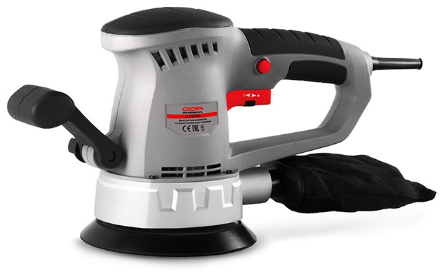 Ексцентрикова шліфмашина CROWN CT13395, 450 Вт, 150 мм CT13395