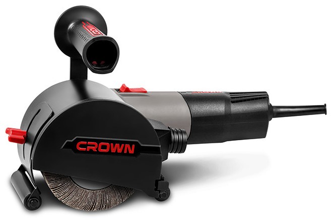 Щіткова полірувальна машина CROWN CT13551, 1400 Вт, 110 мм CT13551