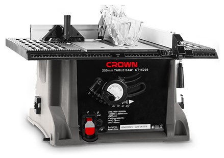 Розпилювальний (циркулярний) стіл CROWN CT15209, 1800 Вт, 255 мм CT15209