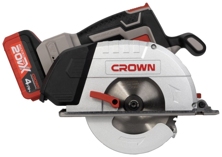Акумуляторна циркулярна пилка CROWN CT25040-150XS-4 BMC