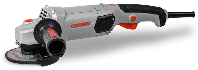 Кутова шліфувальна машина CROWN CT13506-125NV, 1200 Вт, 125 мм