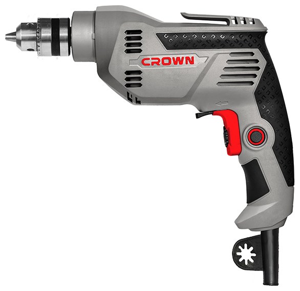 Дриль електричний CROWN CT10143C, 550 Вт, 10 мм CT10143C