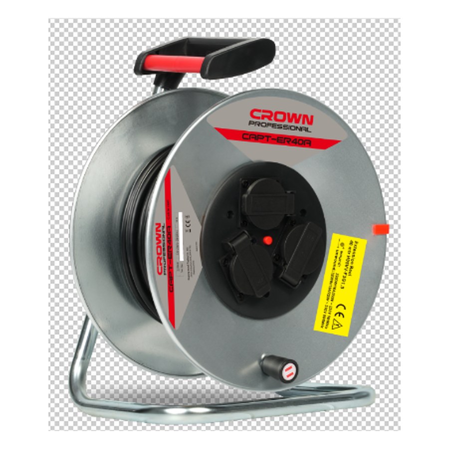 Подовжувач на котушці CROWN CAPT-ER30B(HY250-30A), 30 м, 3×2,5 мм² CAPT-ER30B(HY250-30A)